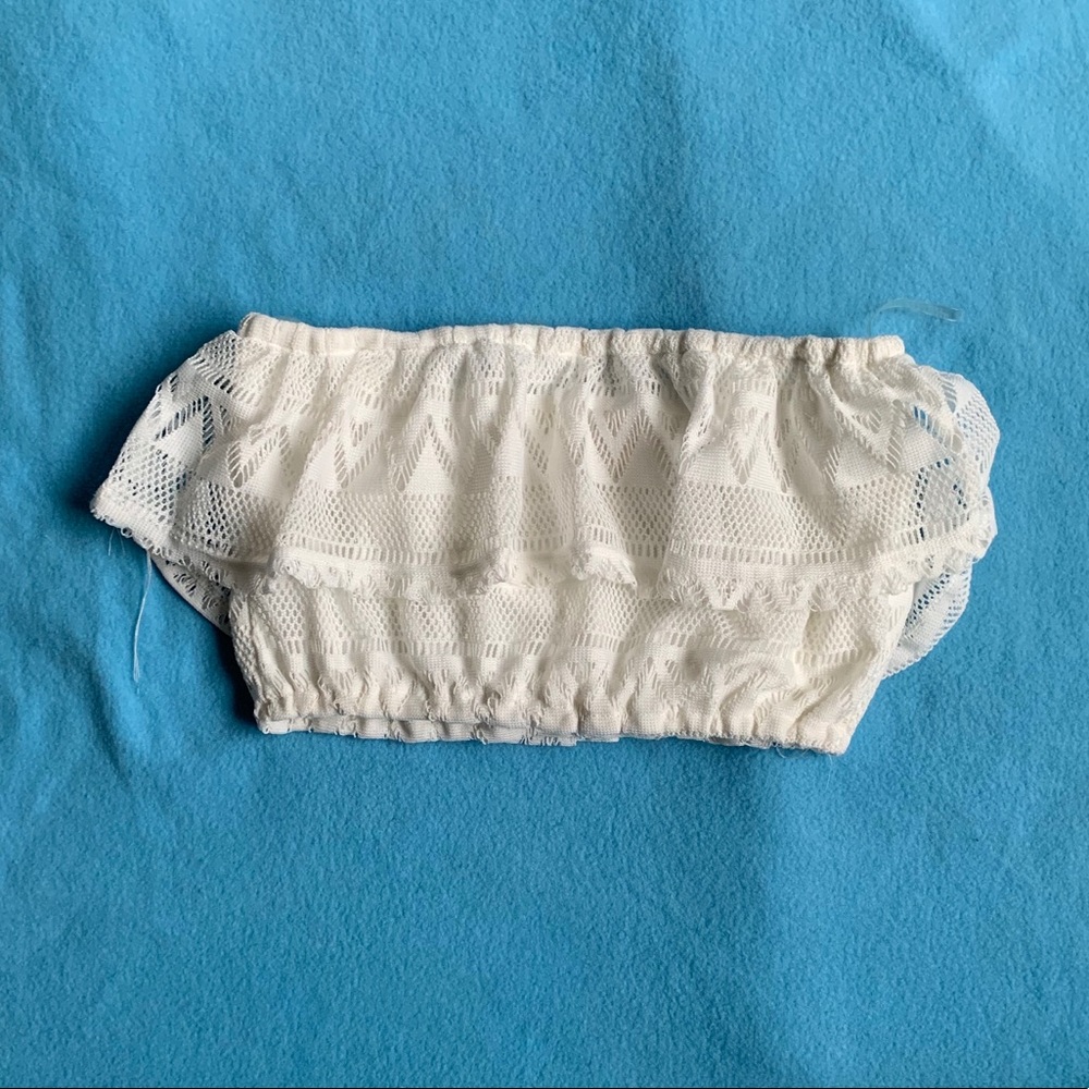 LA hearts white bandeau